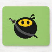 忍者の顔 マウスパッド (正面)