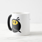 忍者の顔 モーフィングマグカップ (正面左)