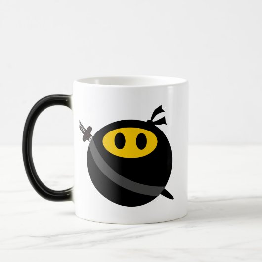 忍者の顔 モーフィングマグカップ (左)