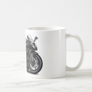 忍者の黒いバイク コーヒーマグカップ