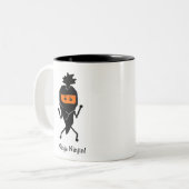 忍者のNinjinのマグ ツートーンマグカップ (正面左)