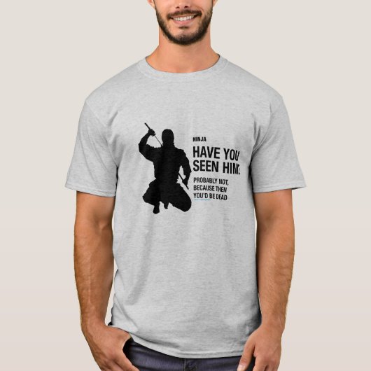 忍者のTシャツ Tシャツ (正面)