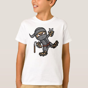 忍者はアメリカの服装のTシャツをからかいます Tシャツ
