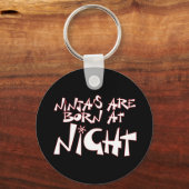 忍者は生まれ夜中だ キーホルダー (正面)