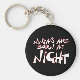 忍者は生まれ夜中だ キーホルダー