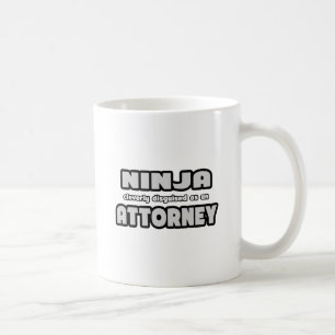 忍者を巧みに弁護士 コーヒーマグカップ