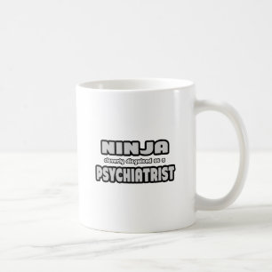 忍者を巧みに精神科医 コーヒーマグカップ