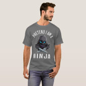 忍者を演じよう Tシャツ (正面フル)
