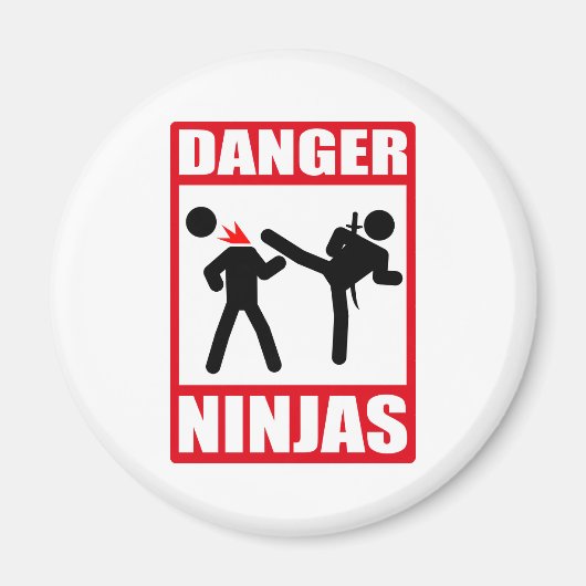 忍者アカデミー沖縄キルビル マグネット (正面)