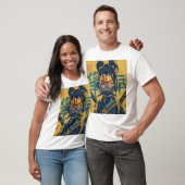 忍者アジアグラフィック小説イラストレーションTシャツ Tシャツ (ユニセックス)