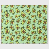 忍者アボカド ラッピングペーパー (フラット)