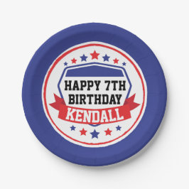 忍者ウォリアールガールズパーティー ペーパープレート