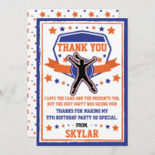 忍者ウォリアールガールズブルー&オレンジサンキューカード サンキューカード (正面/裏面)