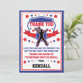 忍者ウォリアールガールズ誕生日サンキューカード サンキューカード (スタンド正面)