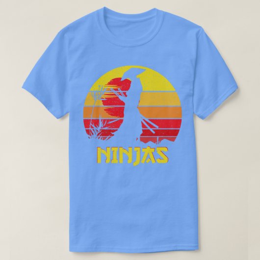 忍者ウォリアーレトロヴィンテージ Tシャツ (デザイン正面)