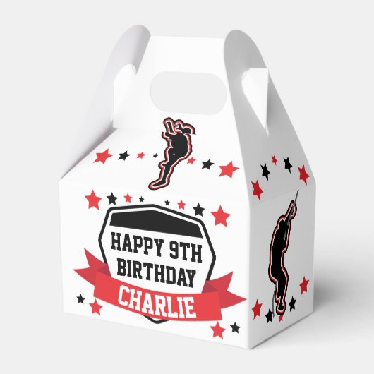 忍者ウォリアー少年誕生日フライトボックス フェイバーボックス (正面サイド)