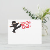 忍者ウォリアー空手サンキューカード サンキューカード (スタンド正面)