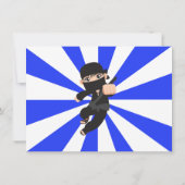 忍者ウォリアー空手サンキューカード サンキューカード (裏面)