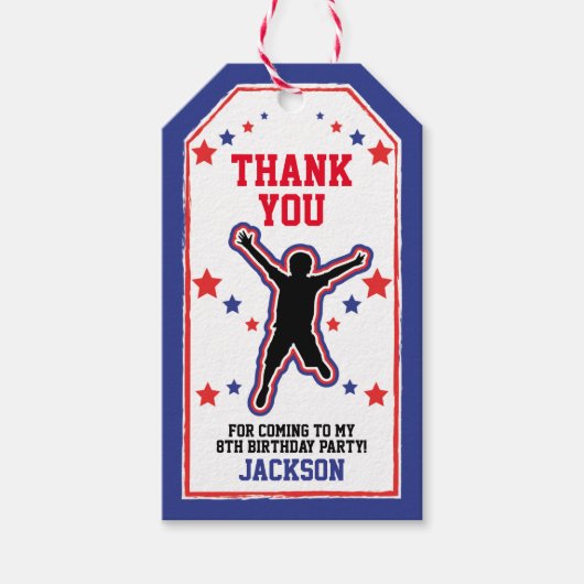 忍者ウォリアー誕生日 ギフトタグ (正面)