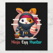 忍者エッグハンター ワインラベル (シングルラベル)