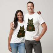 忍者オオカミ Tシャツ (ユニセックス)