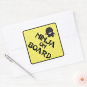 忍者オンボード スクエアシール (封筒)