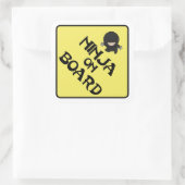 忍者オンボード スクエアシール (バッグ)