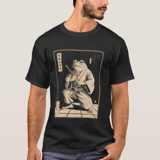 忍者カエル戦士 日本のサムライ 日本 男の子 Tシャツ