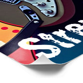 忍者カスタムガールギタリストアー感動的ト ポスター (コーナー)