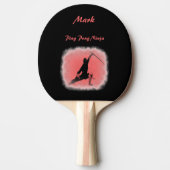 忍者カッコいい戦士 卓球ラケット (正面)