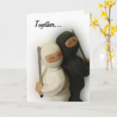 忍者カード カード (黄色い花)