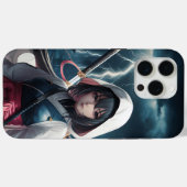 忍者ガールアート – ダイナミックで激しい戦士 Case-Mate iPhoneケース (裏面 (横))