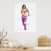 忍者ガール ポスター (キッチン)