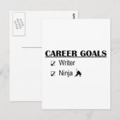 忍者キャリアゴール – ライター ポストカード (正面/裏面)