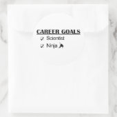 忍者キャリアゴール – 科学者 ラウンドシール (バッグ)