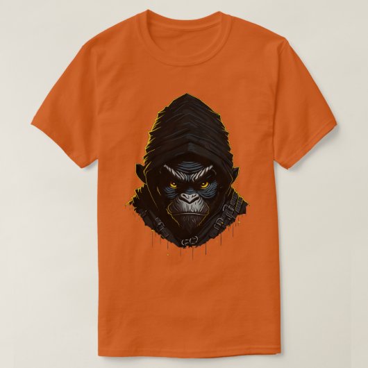 忍者サル Tシャツ (デザイン正面)