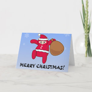 忍者サンタか。 メリークリスマス! シーズンカード