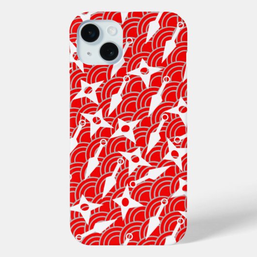 忍者シュリケンクナイデザイン Case-Mate iPhoneケース (裏面)