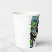 忍者シンプルシュリケン誕生日 紙コップ (右)