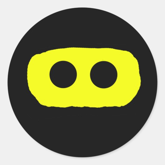 忍者シール ラウンドシール (正面)