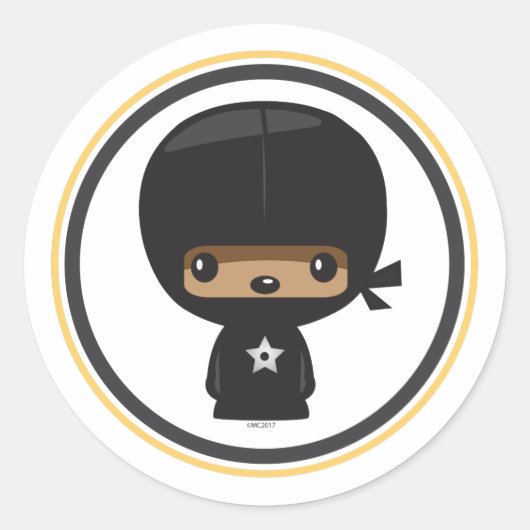 忍者シール ラウンドシール (正面)