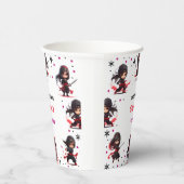 忍者スタイル子供のガーリー誕生日 紙コップ (右)