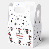 忍者スタイル子供の誕生日 フェイバーボックス (オープン)