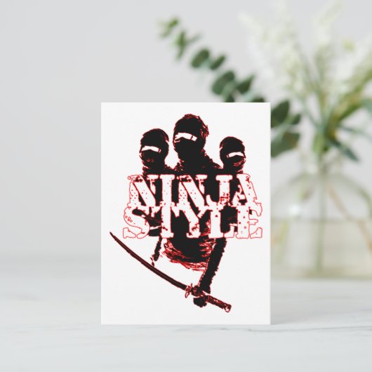 忍者スタイル: ポストカード (スタンド正面)