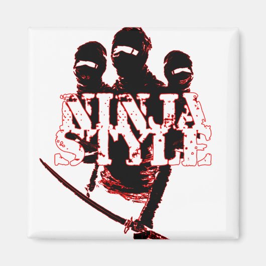 忍者スタイル マグネット (正面)