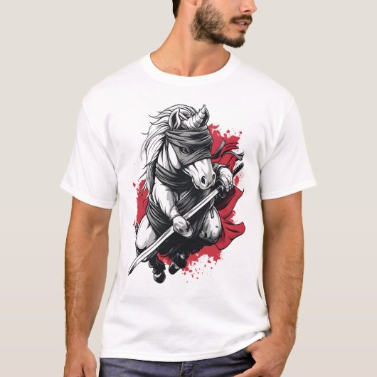 忍者ステルスユニコーン (1) Tシャツ (正面)