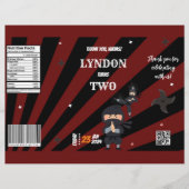 忍者テーマ誕生日チップバッグ忍者党の好意 チラシ (正面)