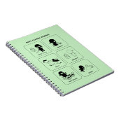 忍者トレーニングコースカスタム、色 ノートブック (右側)