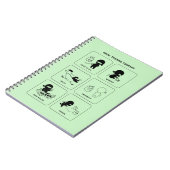 忍者トレーニングコースカスタム、色 ノートブック (左側)