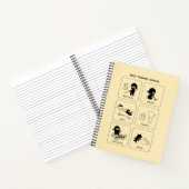 忍者トレーニングコースカスタム、色 ノートブック (内部)